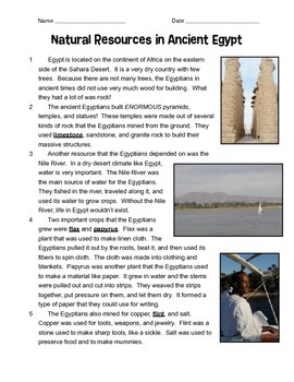 Preview of Natural Resources of Ancient Egypt