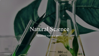 Preview of Natural Sciences (Variations within a species)