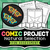 Natural Selection Project - Comic Strip Activity - Fun Evolution Assessment