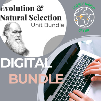 Preview of Natural Selection & Evolution Digital Notebook Bundle | Biology Life Science