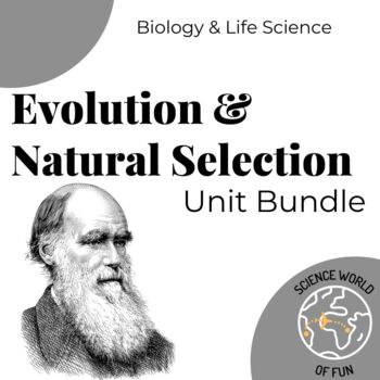 Preview of Natural Selection Unit Bundle | Biology Life Science Interactive Notebook