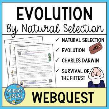 Preview of Natural Selection With Darwin Evolution Webquest