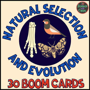 Preview of Natural Selection and Evolution Boom Cards
