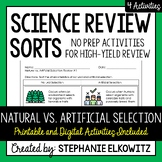 Natural Selection vs. Artificial Selection Review | Printa