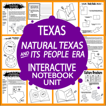 Preview of Natural Texas & Its People Era – 7th Grade Texas History – Texas 7th Grade TEKS