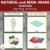 Natural and Man-made Materials Sorting Cards