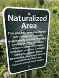 Naturalized Area Sign