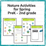 Nature Activities for Spring - PreK-2nd Grade {Supplementa