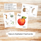 Nature Alphabet Flashcards