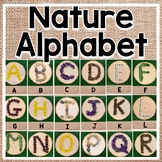 Nature Alphabet Upper & Lowercase / Reggio