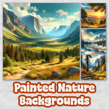 Preview of Nature Background Paintings - For Commercial Use