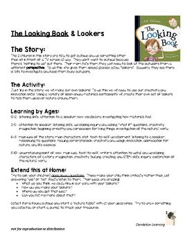 Preview of Nature Based Language & Literacy Book Extension