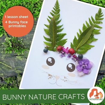 Preview of Nature Bunny Craft Printables