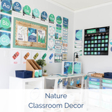 Nature Classroom Decor Bundle {Text Editable!}