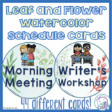 Nature Classroom Decorations Schedule Cards
