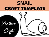 Nature Craft | Snail Template | Garden Snail Printable