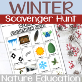 Nature Education: Winter Scavenger Hunt Activities & Homework