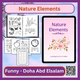 Nature Elements coloring book