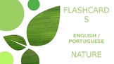 Nature Flash cards - English / Portuguese