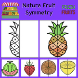 Nature Fruit Lines of Symmetry Drawing Activity - Fun Math Art