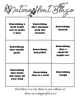 Preview of Nature Hunt Bingo