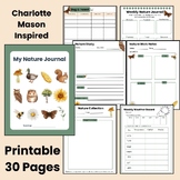 Nature Journal Charlotte Mason Inspired Nature Study Noteb