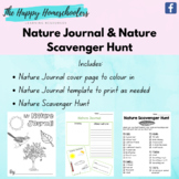 Nature Journal & Nature Scavenger Hunt Pack