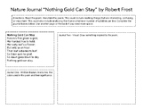 Nature Journal - Nothing Gold Can Stay