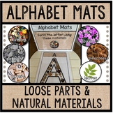 Nature & Loose Parts Alphabet Letter Formation Mats / Regg