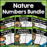 Nature Math Numbers Bundle | Place Value, Skip Counting, O