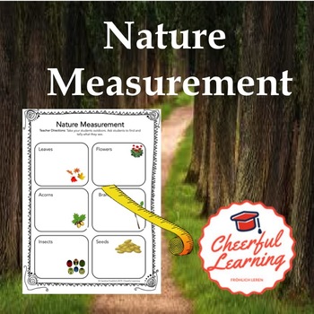 Preview of Nature Measurement- Common Core Aligned