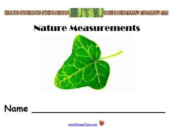 Preview of Bilingual Nature Measurements(Customary)/Medidas de naturaleza