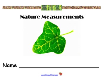Preview of Bilingual Nature Measurements (Metric & Customary)/Medidas de naturaleza