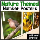 Nature Number Posters with Real Pictures for Classroom Decor
