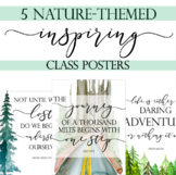 Nature Posters, Inspiring Classroom Decor, Nature Decor