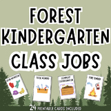 Nature Preschool/Forest Kindergarten Class Jobs - 24 cards