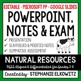 Natural Resources PowerPoint, Notes & Exam - Google Slides