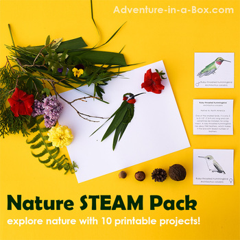 Nature for Kids: Big Printable Bundle of Games, Activities and Art Project