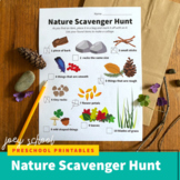 Nature Scavenger Hunt, Outdoor, Science, Pre-K-2nd, Explor