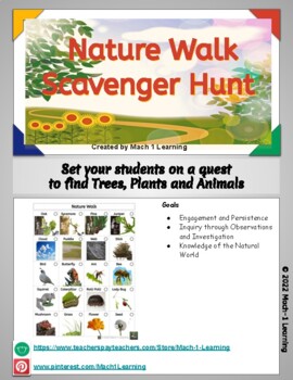 Preview of Nature Scavenger Hunt