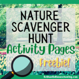 Nature Scavenger Hunt Activity Pages | FREEBIE for Prescho