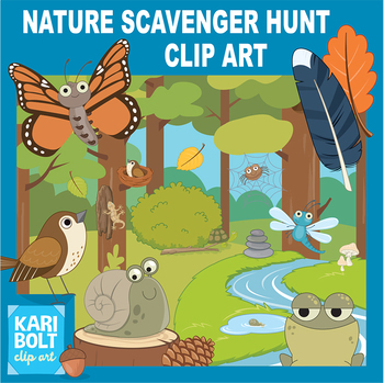Preview of Nature Scavenger Hunt Clip Art