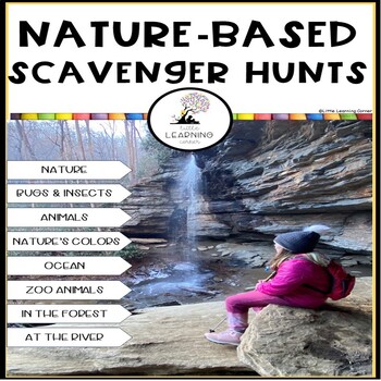 Preview of Nature Scavenger Hunts Bundle | Outdoors, Animals, Forest, Zoo, Ocean and More!