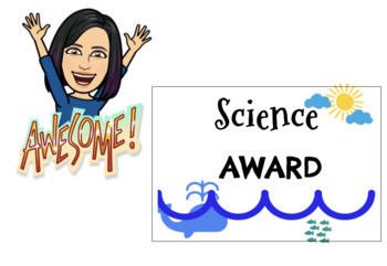 Preview of Nature Science Awards Certificates