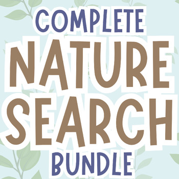 Preview of Nature Search / Scavenger Hunt - Year Long Bundle
