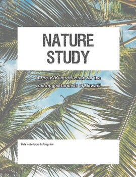 Preview of Nature Study Oʻahu Extra Journal Pages (Pre-K/K)