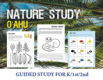 Preview of Nature Study Oʻahu Part 1-K/1st/2nd