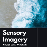 Nature Themed 5 Senses Worksheet for Descriptive Writing