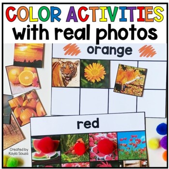 Preview of Nature Themed Color Activities for Preschool and PreK