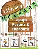 Nature-Themed Digraph / Diphthong Bulletin Board Posters &